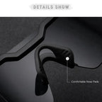 👓☀️UV400 Photochrome, polarisierte Schutzbrille – 🥇Stoßfeste Brille für Outdoor-Sport & Arbeit